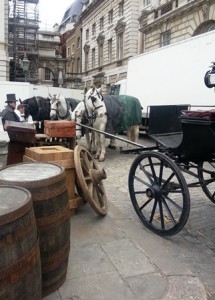 Somerset House - Movie set - Period drama