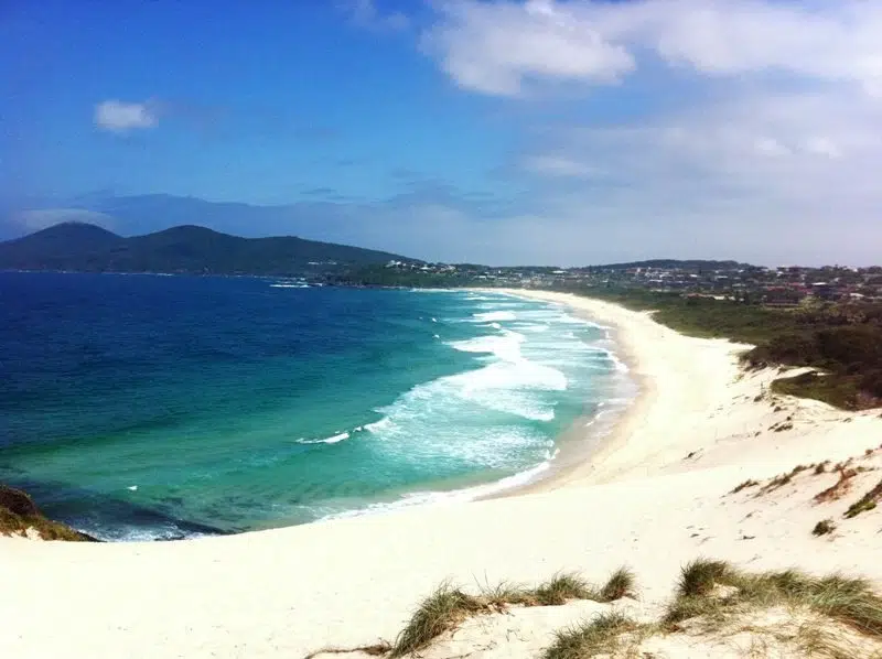 One Mile Beach in Forster NSW 
