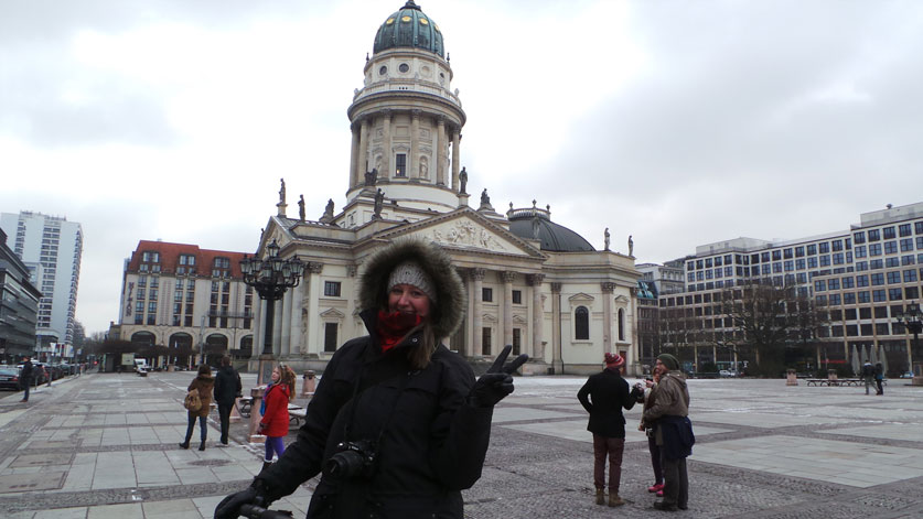 Icy Berlin in January by Segway