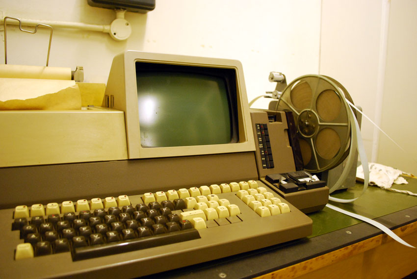 Computer inside the Nuclear bunker