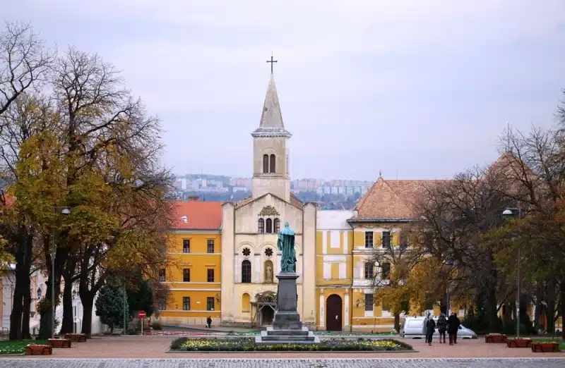 The view of Pecs Square