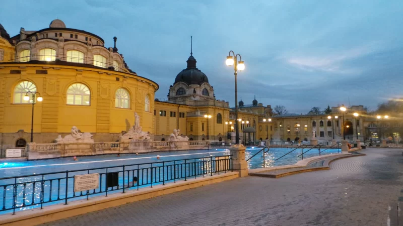 Exterior of Szechenyi Thermal Baths