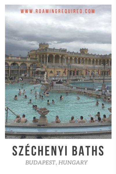 Exploring the Szechenyi bathhouse in Budapest