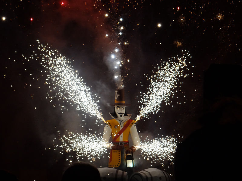 Guy Fawkes effigy