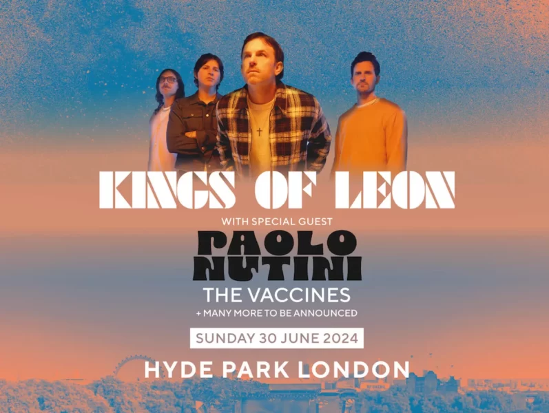 Kings of Leon banner image from BST Hyde Park website