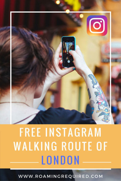 Walking route of London perfect for Instagram 