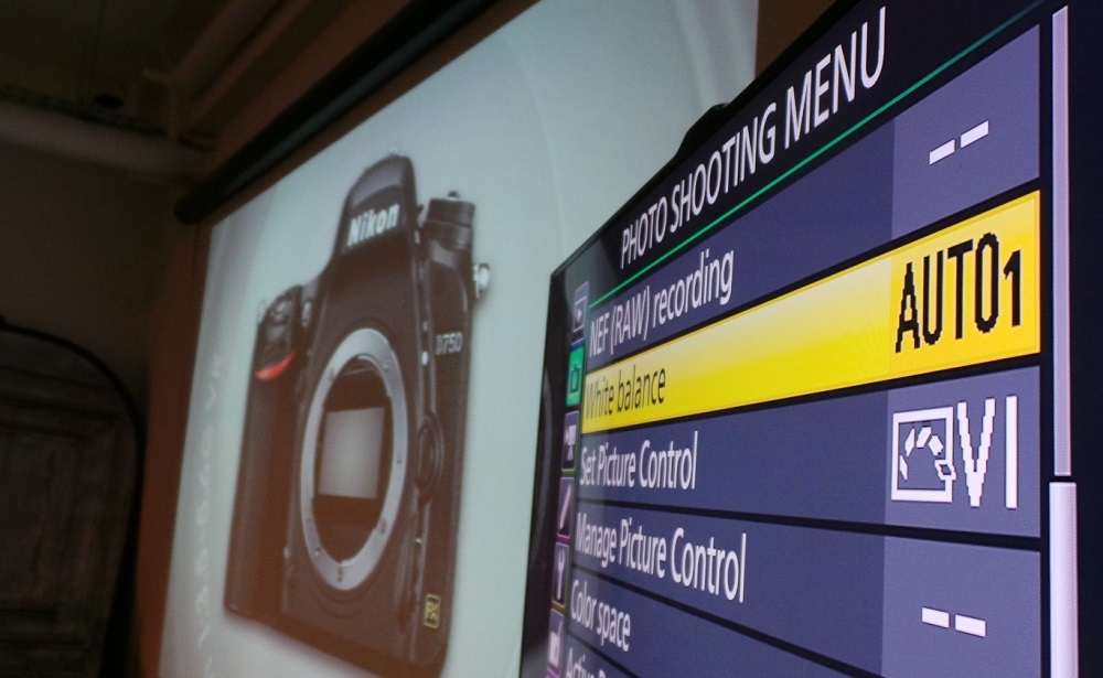 Nikon camera menu