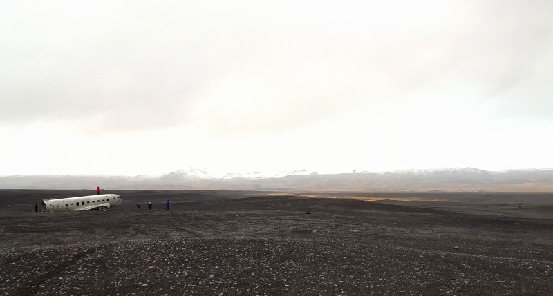 Iceland Plane Wreck Tourists