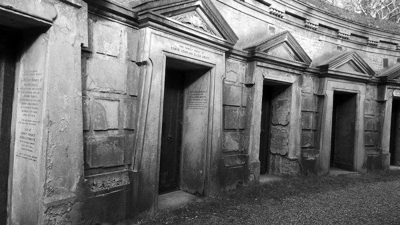 Architecture at Highgate Cemetery