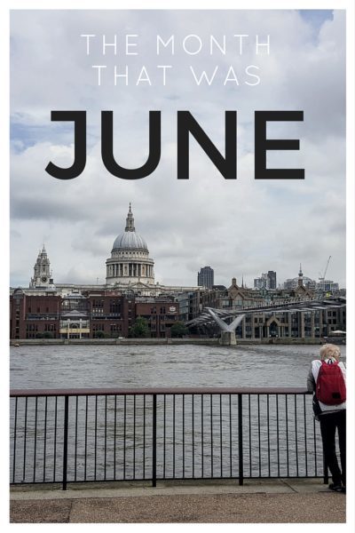 Month in review: June 2016