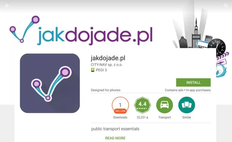 Jakdojade.pl Play Store