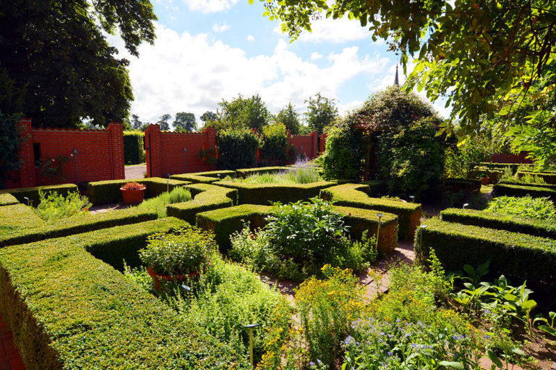 The herb garden at Angavallen. 