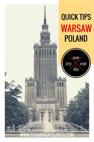 Visiting Warsaw