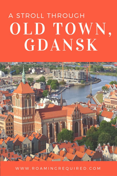 The quaint endearing Old Town of Gdansk in Poland. 