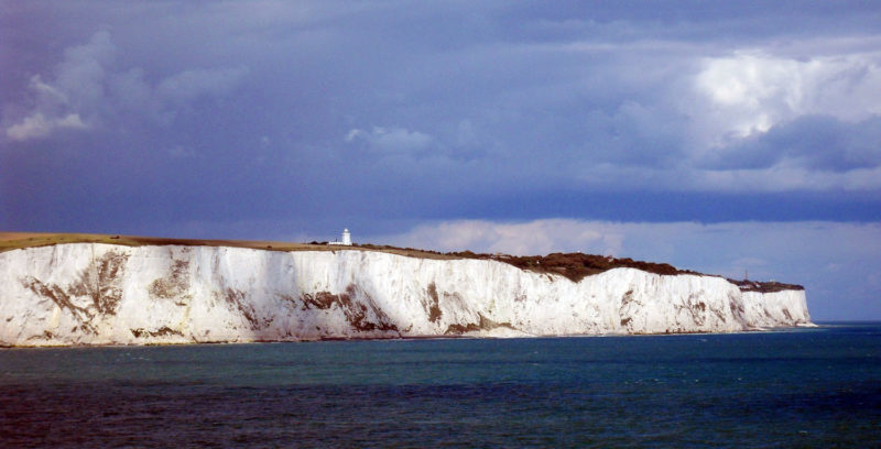 The White Cliffs of Dover are a prominent icon of Kent