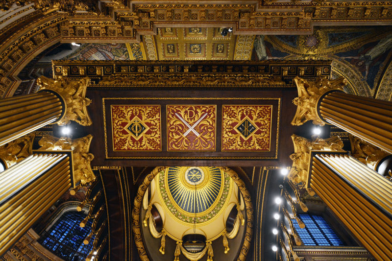 The high altar of St Paul's Cathedral