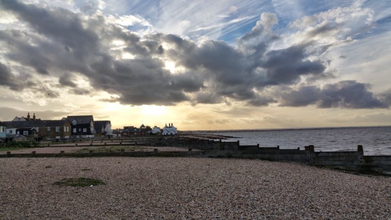 Whitstable foreshore in winter