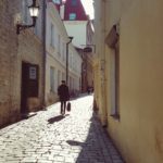 The streets of Tallinn, Estonia