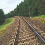 Railway tracks outside Paneriai Memorial