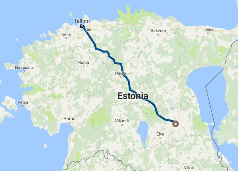 From Tallinn to Tartu, Estonia
