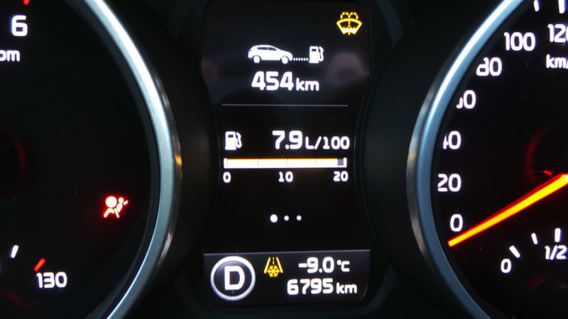 Keep an eye on the fuel gauge. It's not a quick walk to the service station.