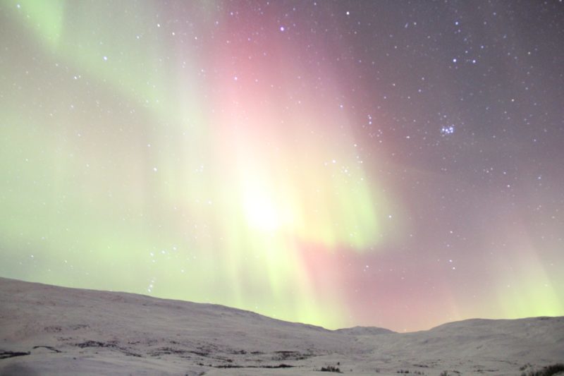 Northern lights over Iceland