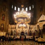 The interior of the Alexander Nevsky Cathedral