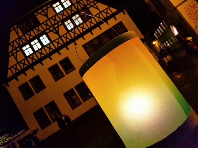 The lanterns of Saint Martin's Festival, Erfurt, Germany