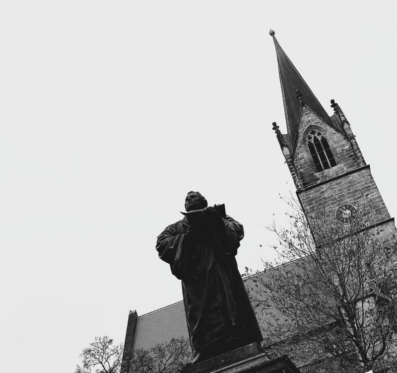 Martin Luther Statue, Erfurt, Germany