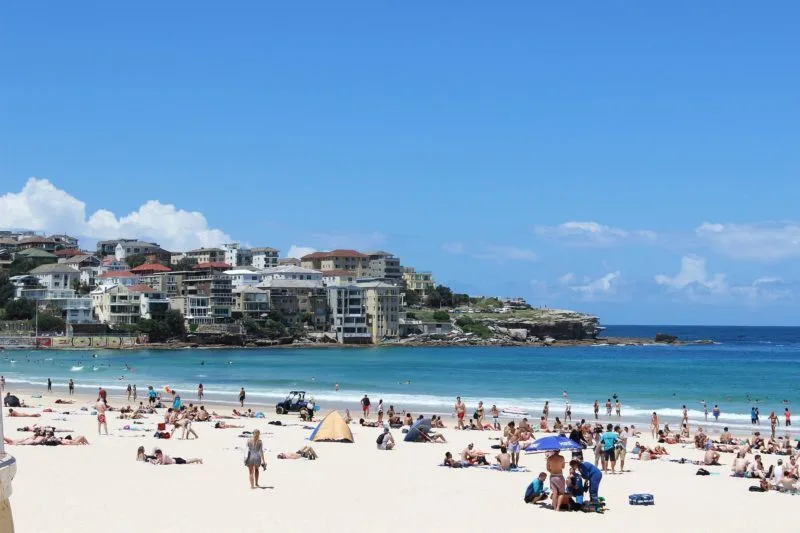 One of the biggest tourist spots in Sydney is the world-famous Bondi Beach