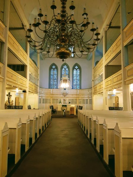 The interior of Bachkirche. Arnstadt, Germany