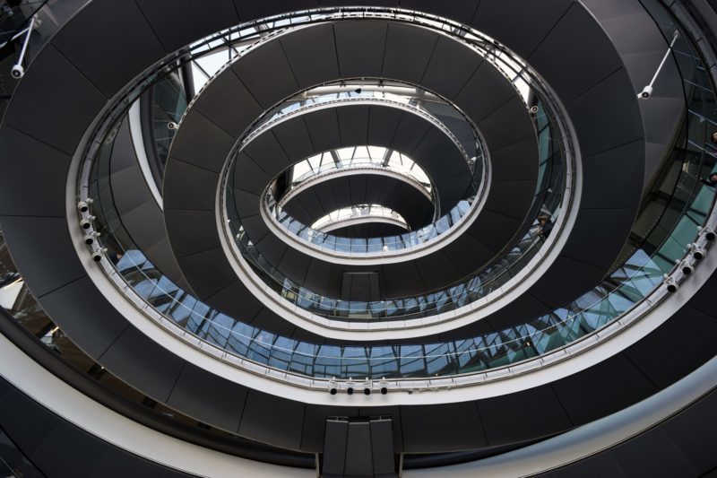 The staircase inside City Hall looks fabulous on Instagram