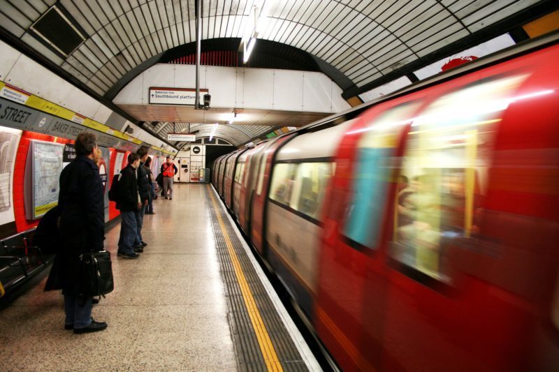 A quiet day on the London Underground 