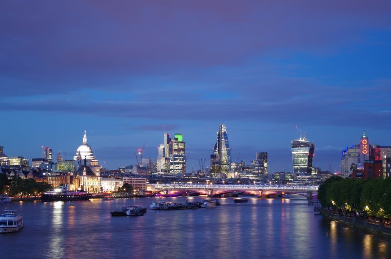 View from Waterloo Bridge is spectacular 