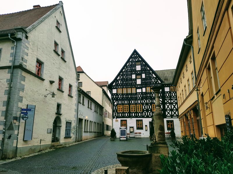 The scenic streets of Weimar, Germany