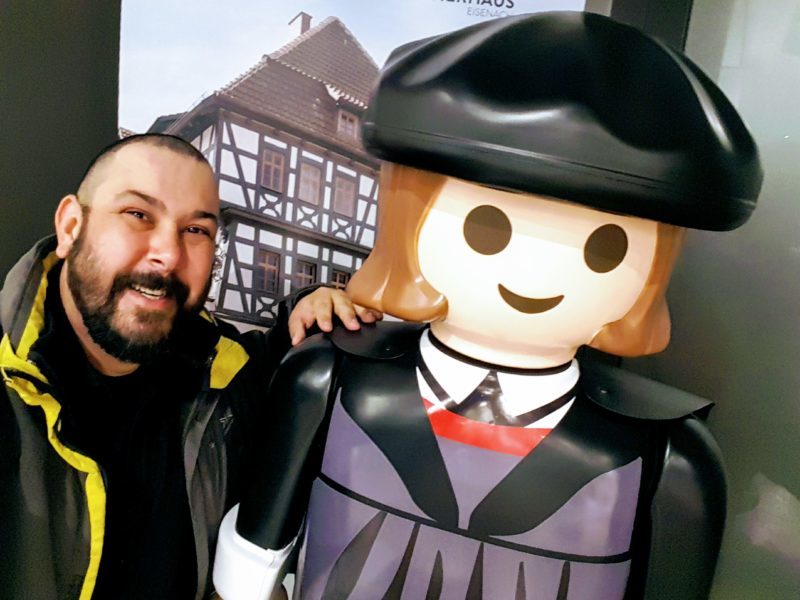 Lego statue of Martin Luther