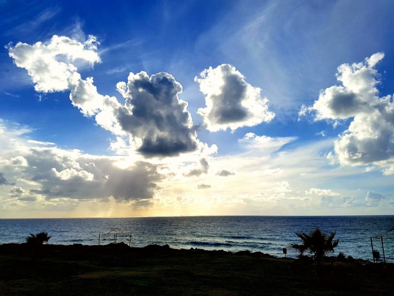 Clouds over the Meditteranean Sea