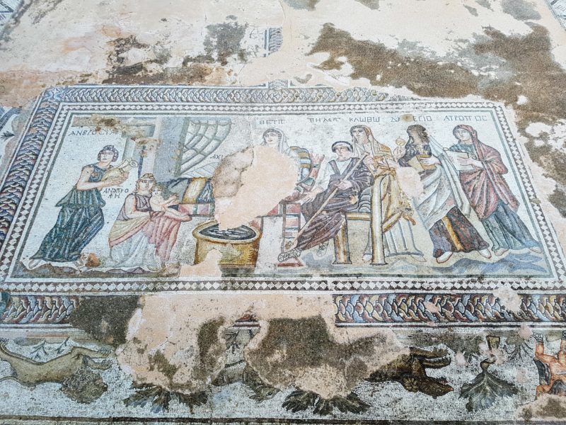 The First Bath of Achilles Mosaic
