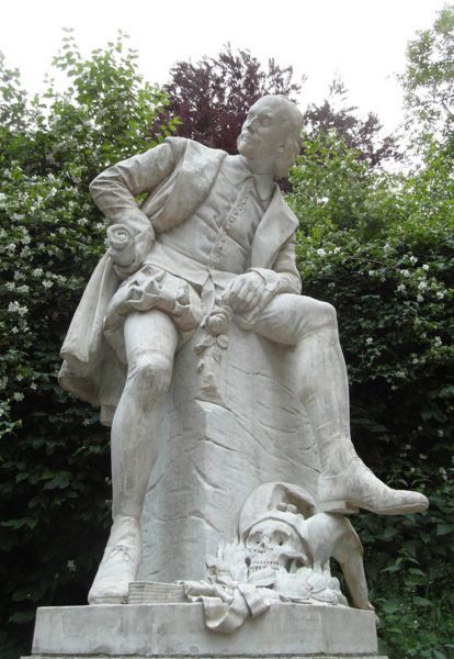 Shakespeare monument in Weimar, Germany