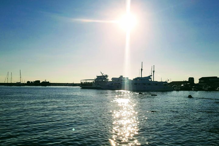 Boats on Paphos Harbour in Cyprus