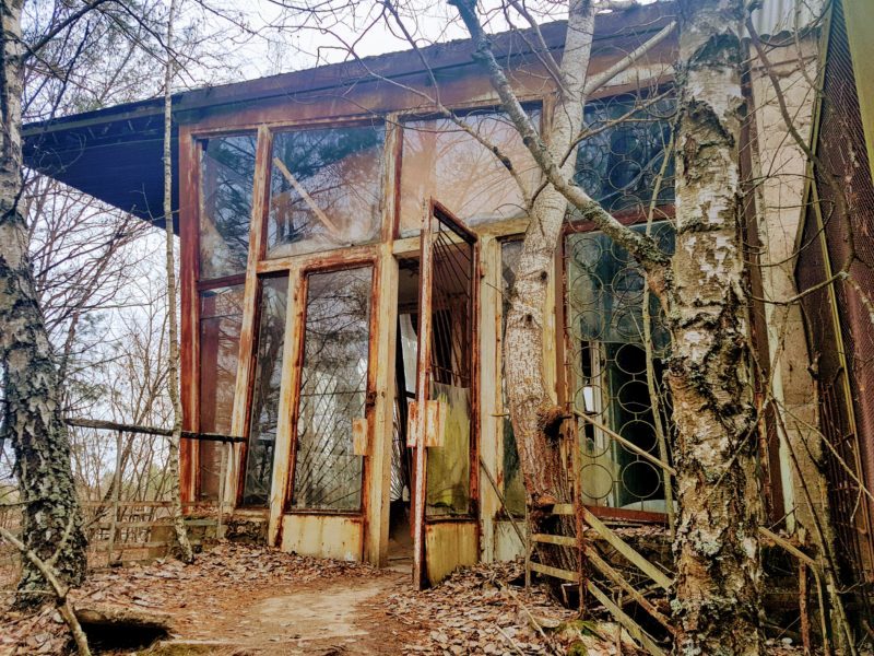 Abandoned cafe Chernobyl