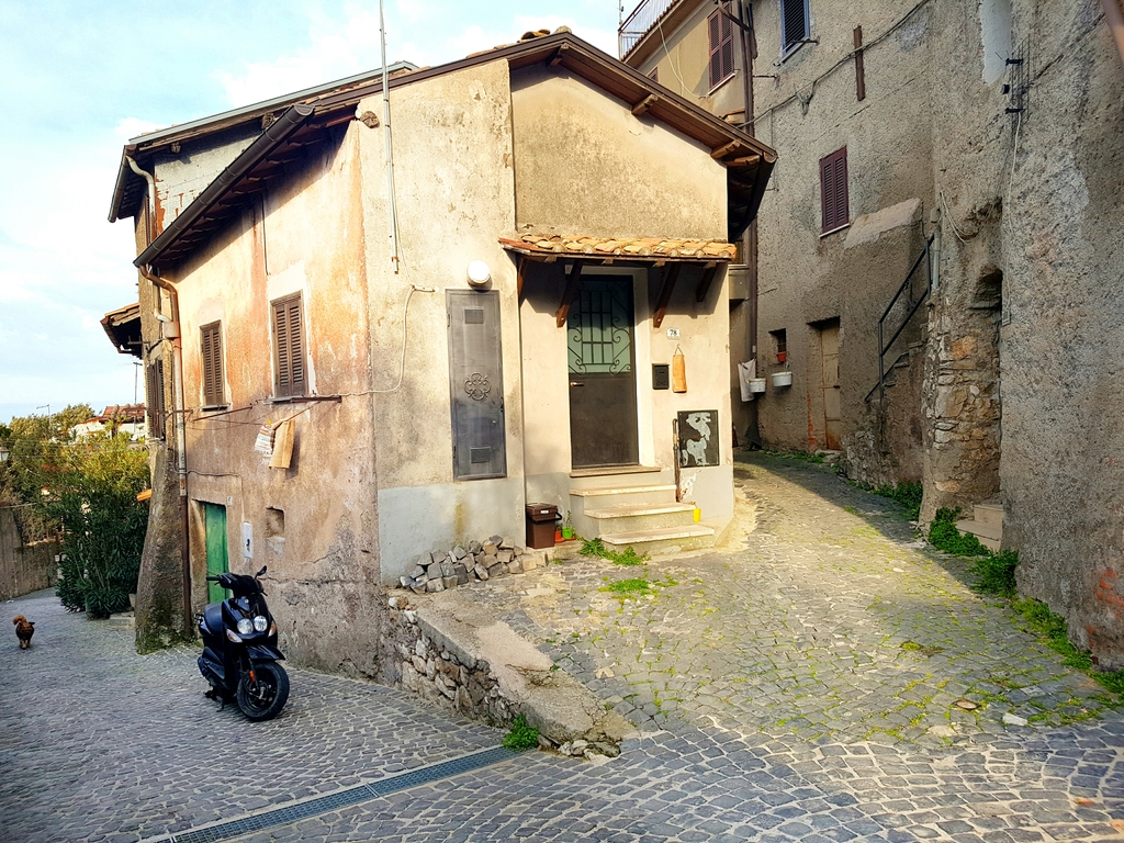 The streetscape of Palestrina