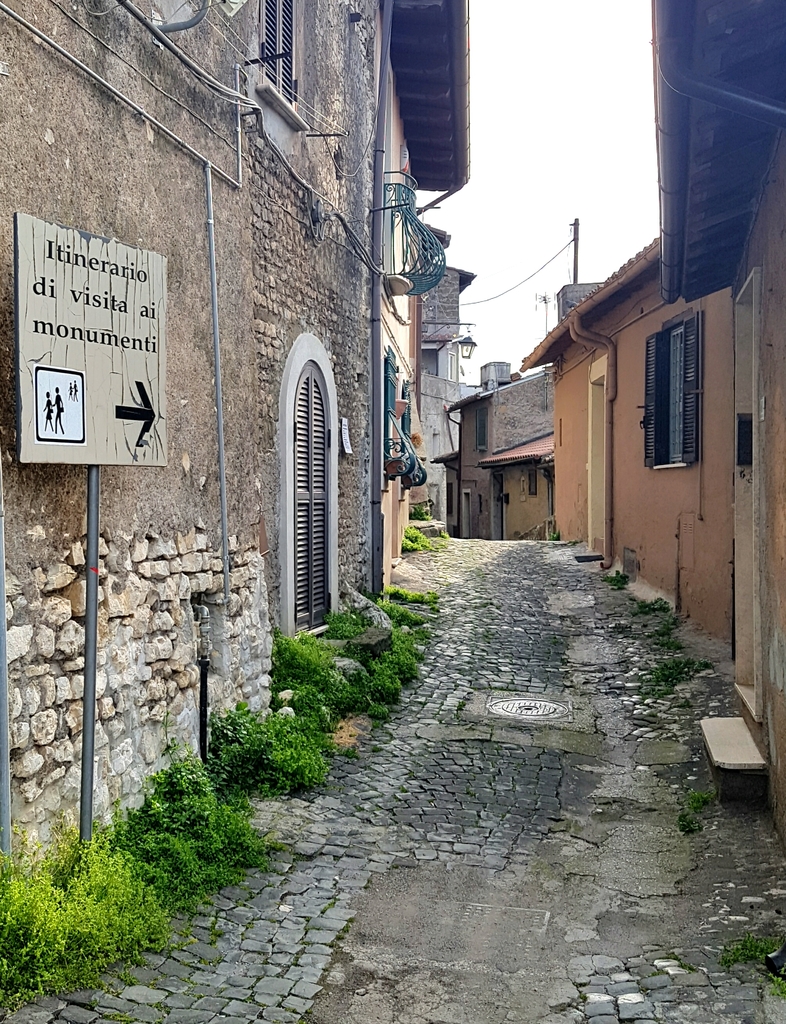 The streets of Palestrina