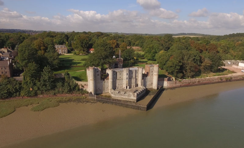 Upnor Castle (aerial photo)