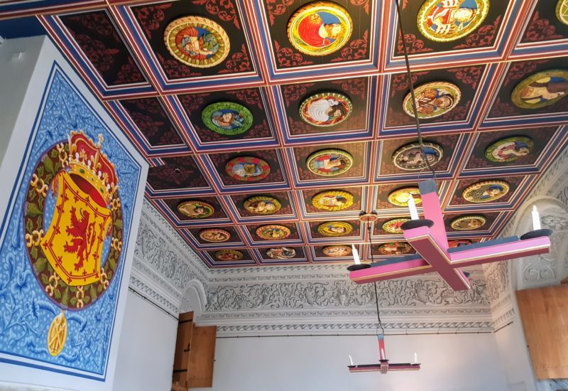Ornate room in Stirling Castle