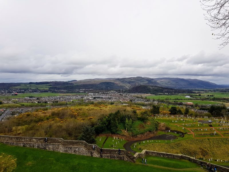 Photo taken from the stirling castle walls