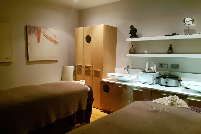 Treatment rooms at the Laguna Health & Spa, Park Plaza Cardiff