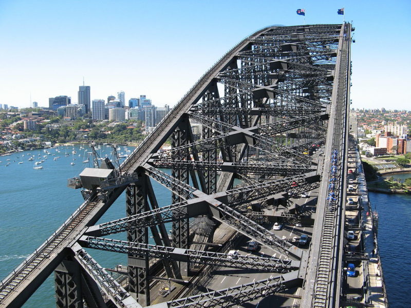 View of the Sydney Harbour Bridge