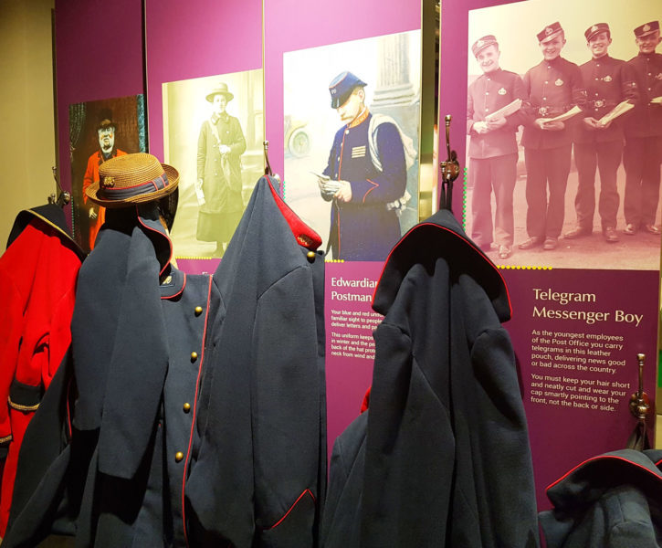 Dress up like a postie at the Postal Museum