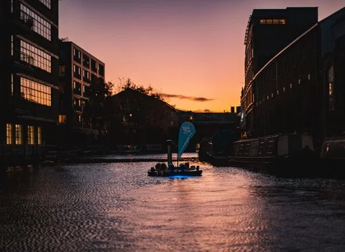 Skuna Boats hot tub boat sunset cruise